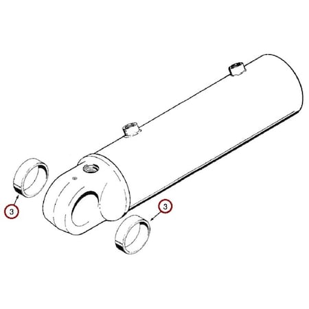 Aftermarket Backhoe Boom Cylinder Tube Bushing Fits Case 580K 580SK D144421